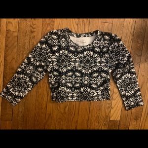 Abercrombie Patterned Crop Top